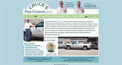 Desktop Screenshot of chuckspestcontrol.com